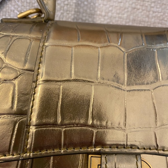 Balenciaga Hourglass Top Handle Bag Crocodile Embossed Leather XS Missing Strap. - Picture 15 of 15